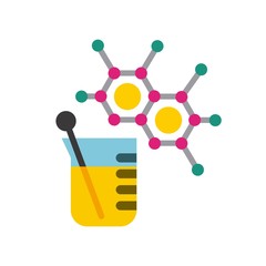 tube test laboratory line icons vector illustration design