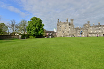 Kilkenny Castle in Ireland in Springtime