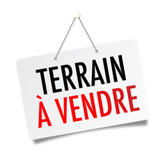 Fototapeta premium Terrain à vendre