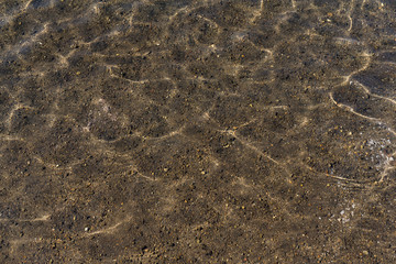 Water wave on river