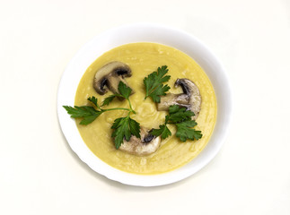 Cream pea soup