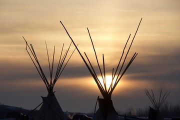 Sunset Teepee