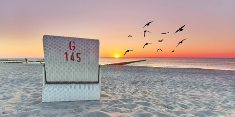 romantische Auszeit am Strand