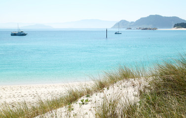 Fototapeta premium idyllic beach in Galicia
