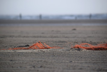Abendspaziergang an der Nordseeküste, stille Momente