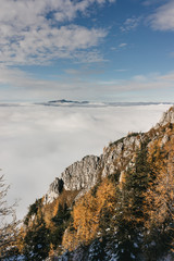 Fototapeta na wymiar View from on Jenner mountain, Berchtesgaden, Germany