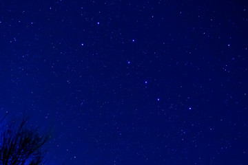 Fototapeta na wymiar The Big Dipper in a spring night sky.