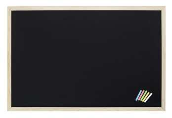 Blackboard and chalk