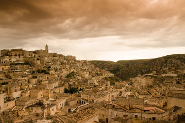 Fototapeta na wymiar Town in Southern Italy, Europe