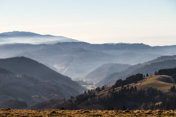 Blick auf den Belchen, vom Schauinsland, Schwarzwald