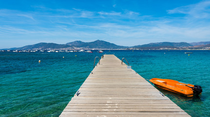 Porto of the Ajaccio city