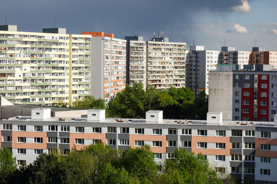 Blocks of flats in Bratislava - Petržalka