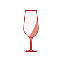 Delicious wine cup icon vector illustration graphic design