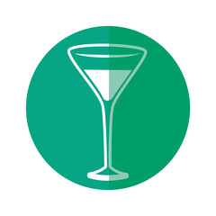 Delicious wine cup icon vector illustration graphic design