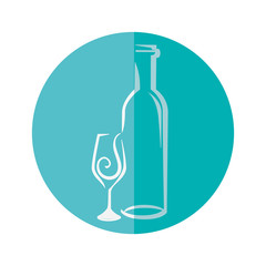 Delicious wine cup icon vector illustration graphic design