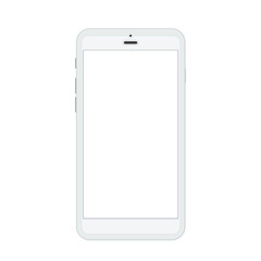 Vector modern realistic smartphone isolated on white