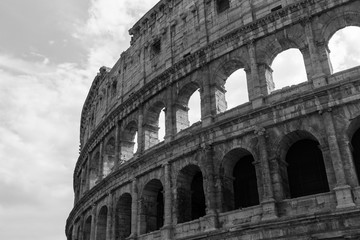 Fototapeta premium A color photo of the Colosseum in Rome, Italy