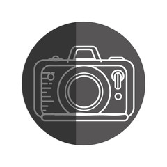Vintage photographic camera icon vector illustration graphic design