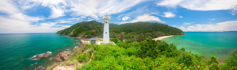 Fototapeta na wymiar Lighthouse and National Park of Koh Lanta, Krabi, Thailand