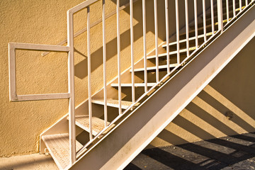 Stairs in sunlight