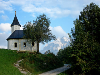Fototapeta na wymiar Österreich - Kaisertal - St Antonius Kapelle