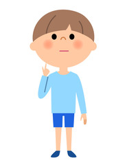 男の子 考える
