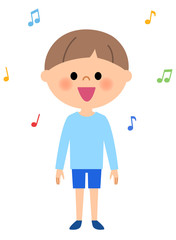 男の子 歌う