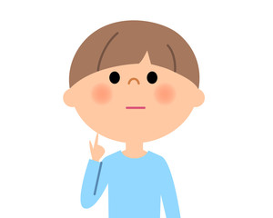 男の子 考える