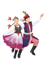Dancing Krakowiacy Isolated