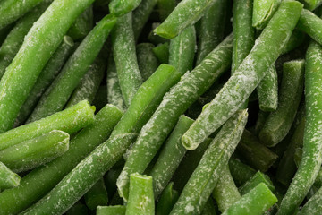 Frozen cut green beans vegetable