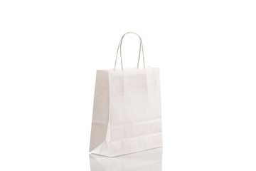 Recycled paper shopping bag