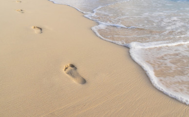 Traces on the sand