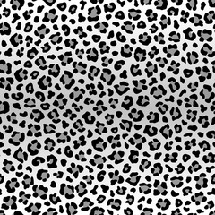 Animal seamless pattern, gray colors