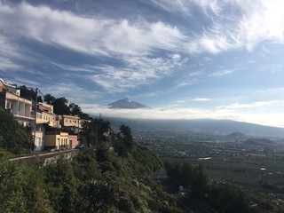 Naklejka premium Blick auf den Pico del Teide
