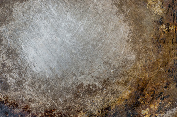 Abstract background - scratched and dirty metal texture