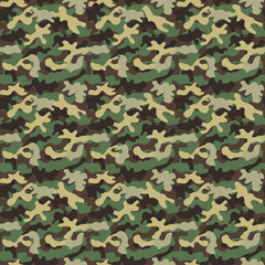 Fototapeta premium Camouflage seamless pattern.