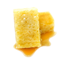 Photos tasty honey and honeycomb