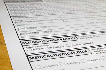 Funding for education based on faith declaration