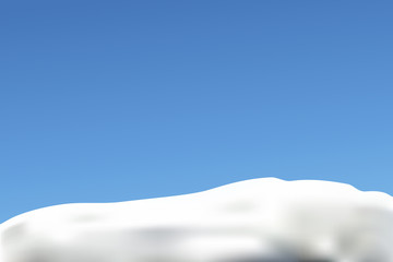 snow and blue sky © ifh85