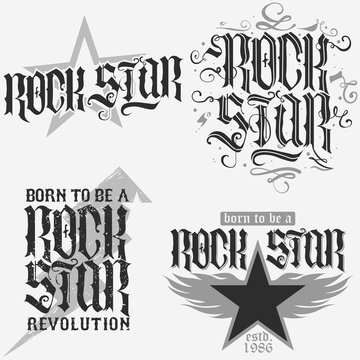 Rock Star Lettering