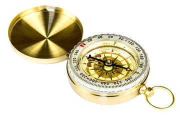 Compass isolated on white.