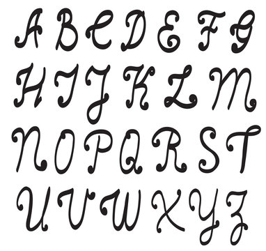 vector alphabet letters