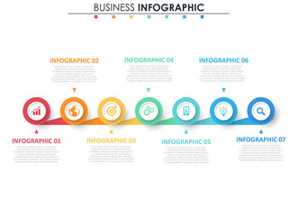 Abstract infographics number options template. Vector illustration. Can be used for workflow layout, diagram, business step options, banner, web design.