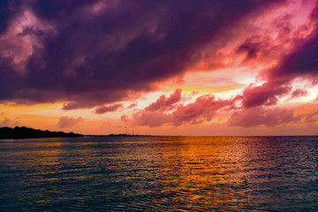 Ocean sunset