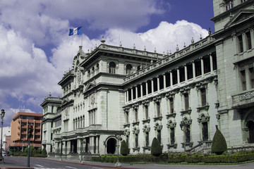 Fototapeta na wymiar National Palace of Guatemala.
