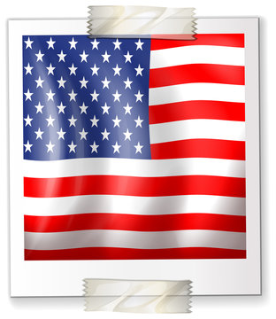 Icon design for America flag