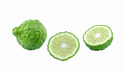 Bergamot on white background.