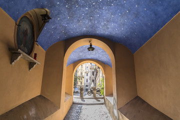 Arco dei Banchi in Rome, Italy