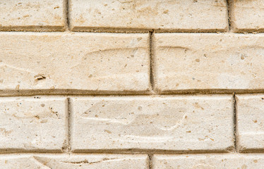 Background from a brickwall made of sand