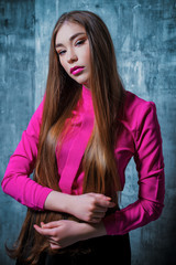 Fototapeta premium healthy brown hair